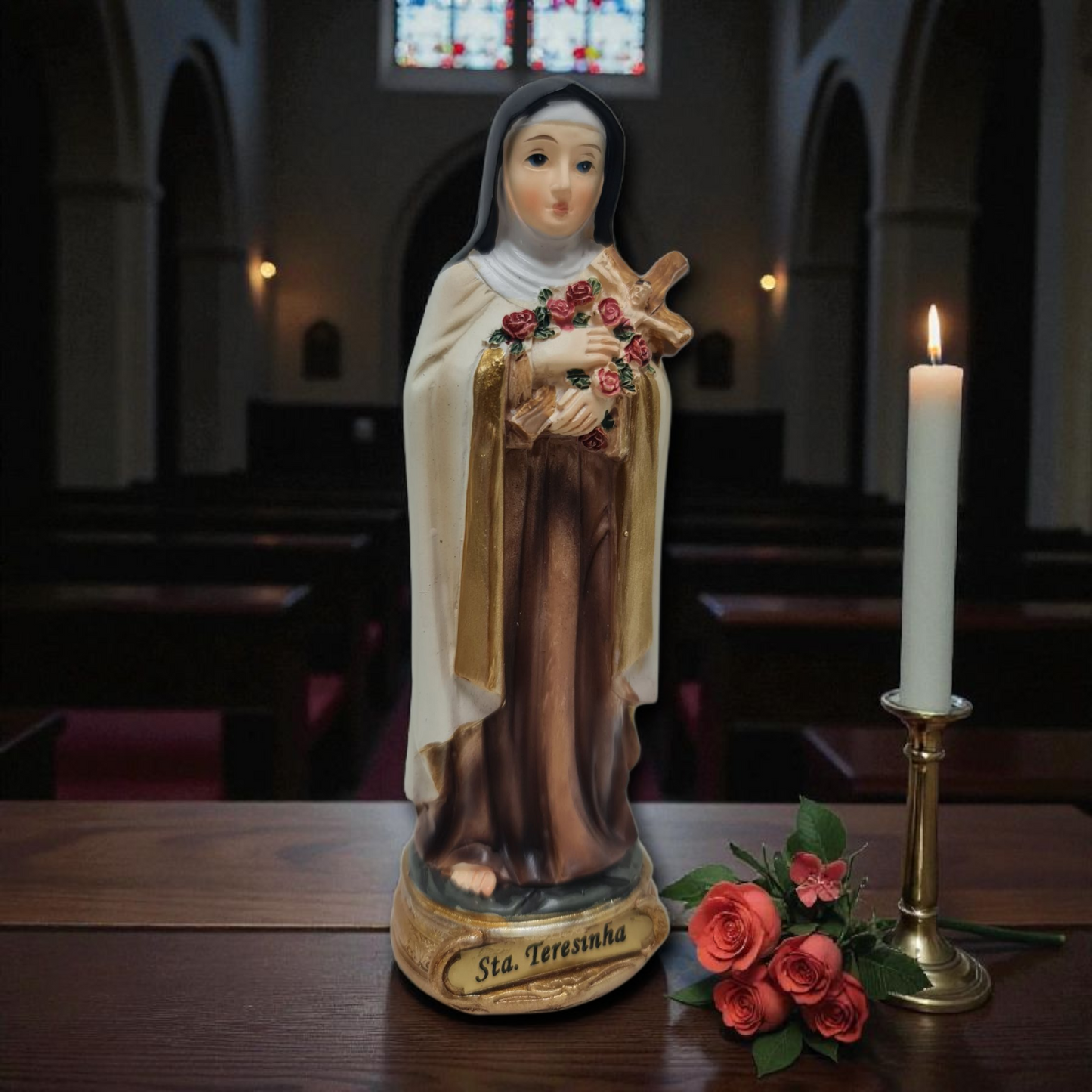 Virgen santa teresa de Courdec , Santos y Vírgenes católicos , productos Religiosos