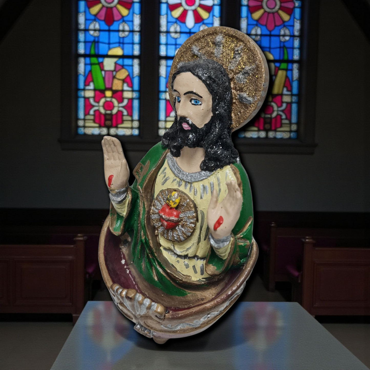 colgador sagrado corazon de Jesus , virgenes y santos catolicos