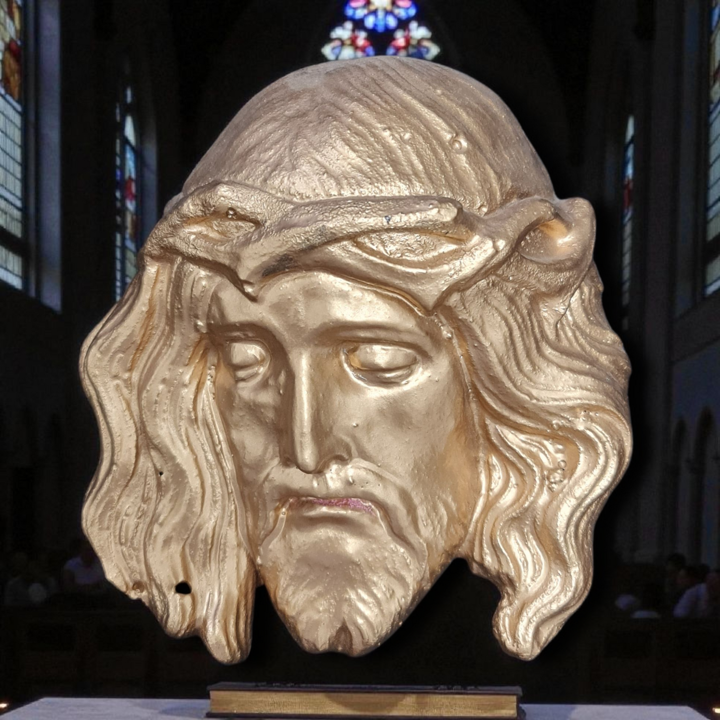 Cara de Jesus colgar pared