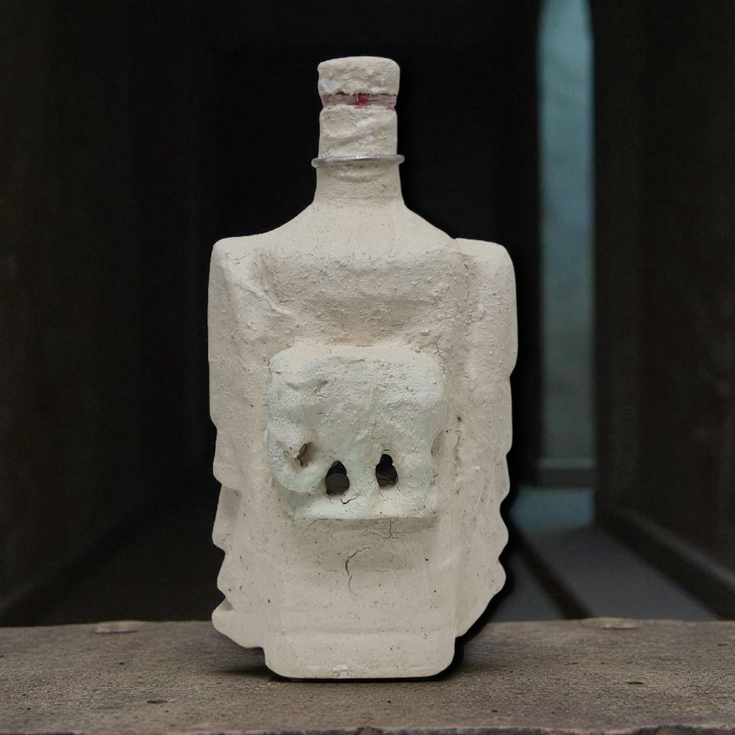 Botella fetiche Proteccion Brujeria  , secretos del vodun Fon .