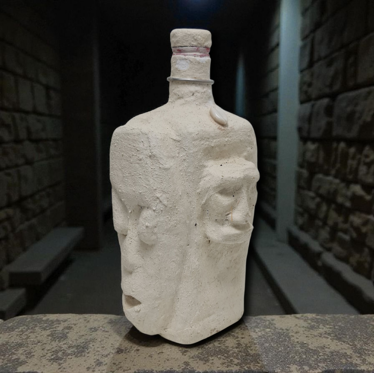 Botella fetiche Proteccion Brujeria  , secretos del vodun Fon .