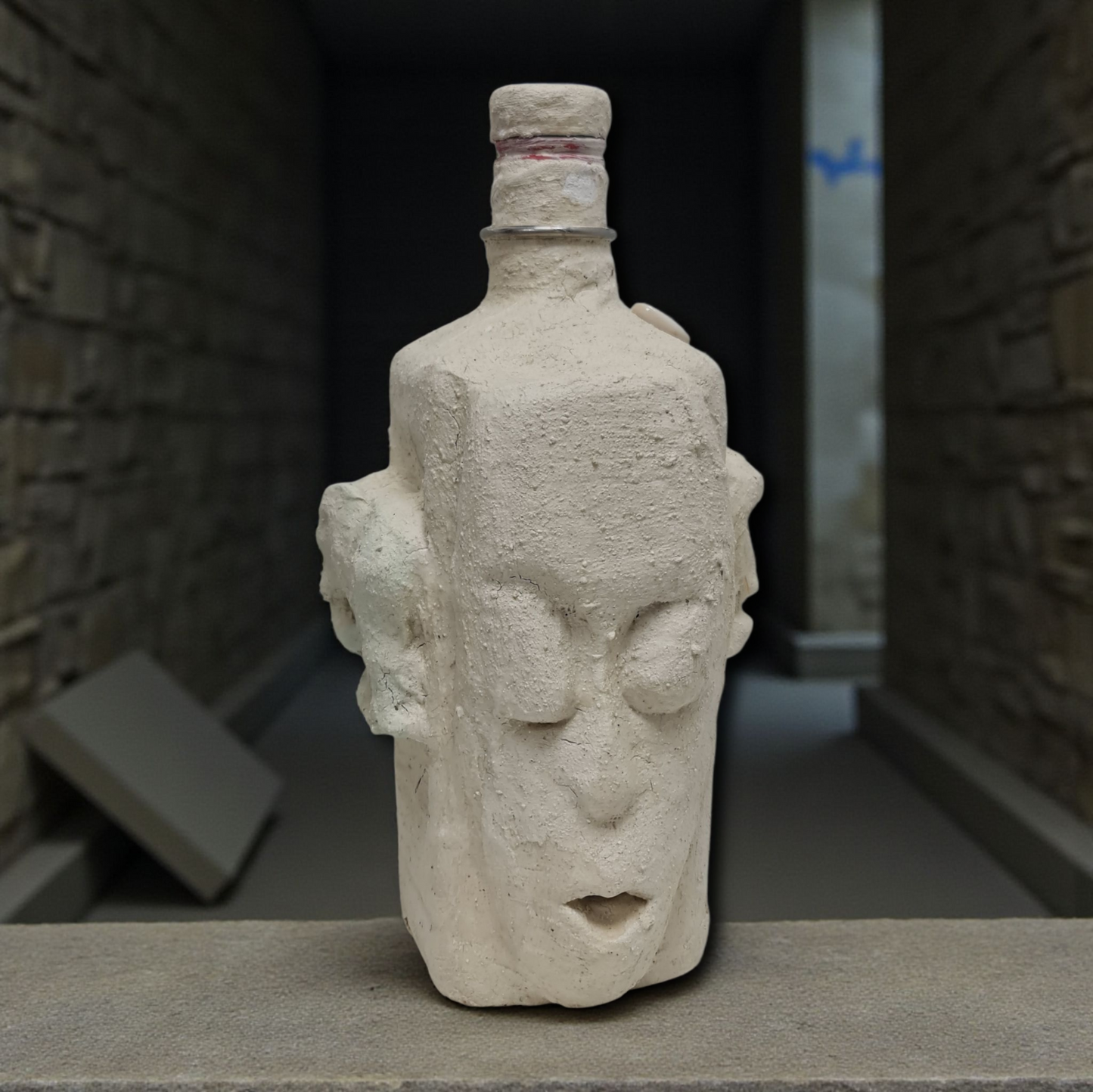 Botella fetiche Proteccion Brujeria  , secretos del vodun Fon .