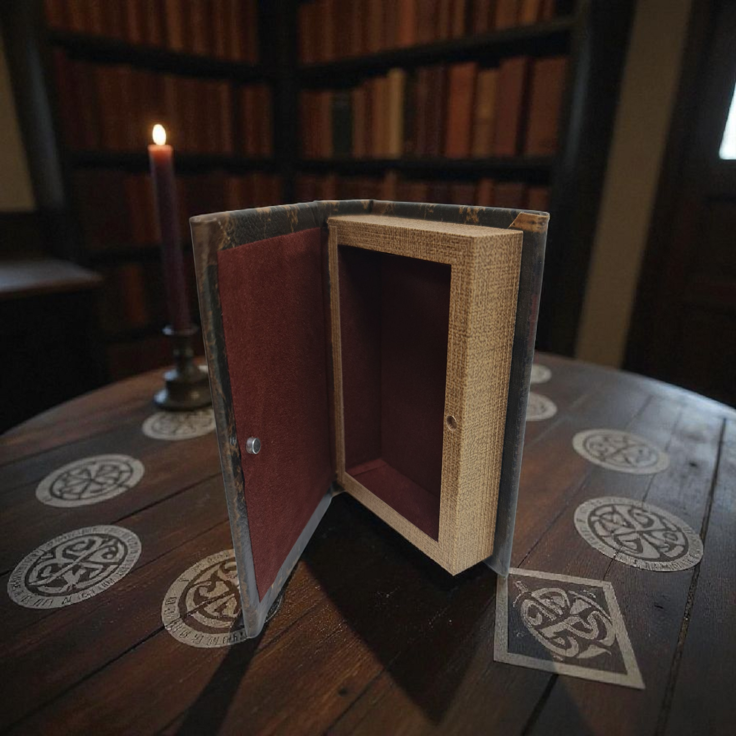 Caja con forma de libro  , Santos y Vírgenes católicos , productos Religiosos