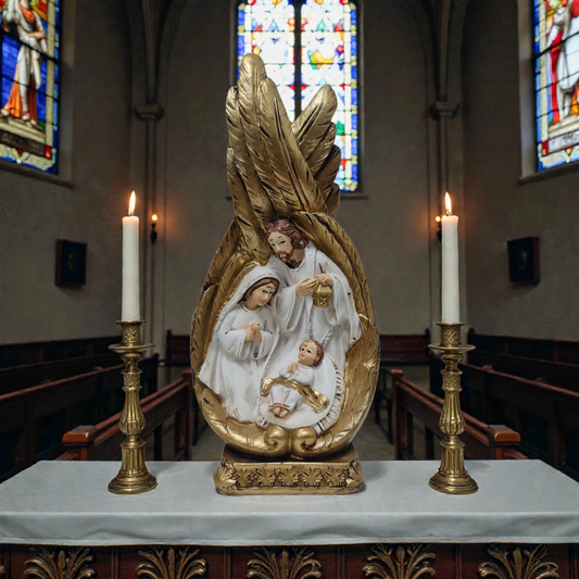 pesebre en alas doradas , presepio , Santos y Vírgenes católicos , productos Religiosos