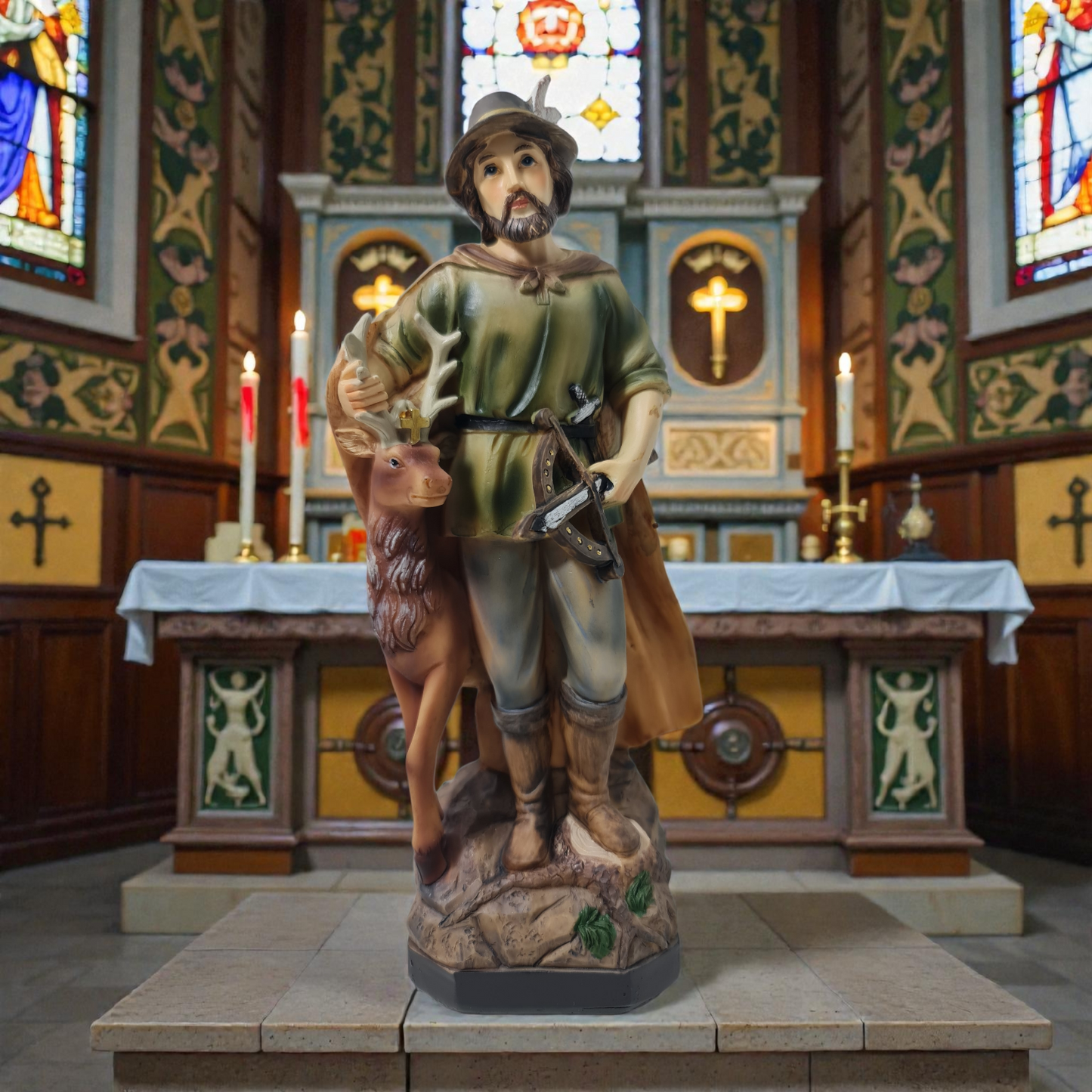 San Huberto, Patrón de los cazadores , Santos y Vírgenes católicos , productos Religiosos