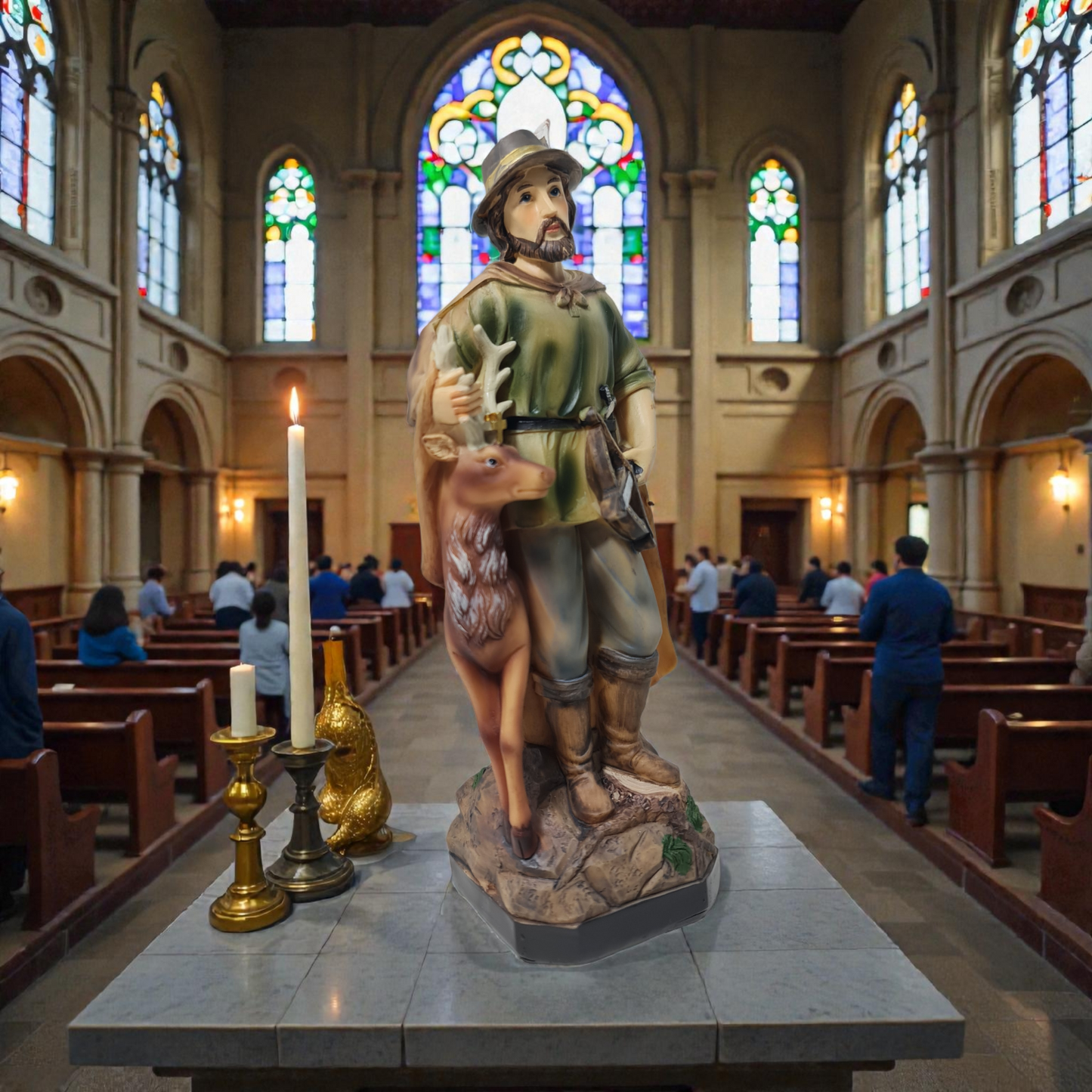 San Huberto, Patrón de los cazadores , Santos y Vírgenes católicos , productos Religiosos