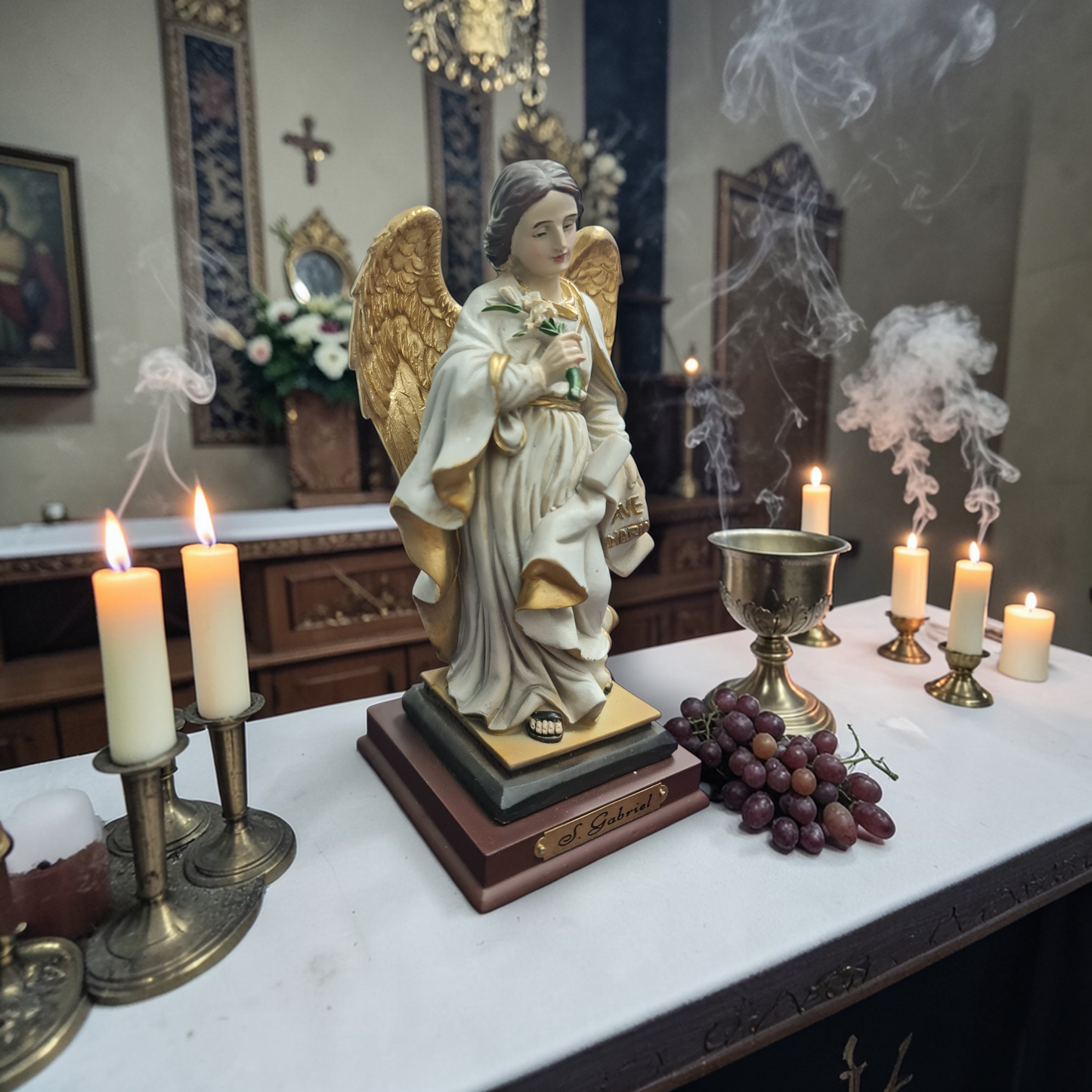 Arcangel Gabriel , virgenes y santos catolicos , articulos religiosos