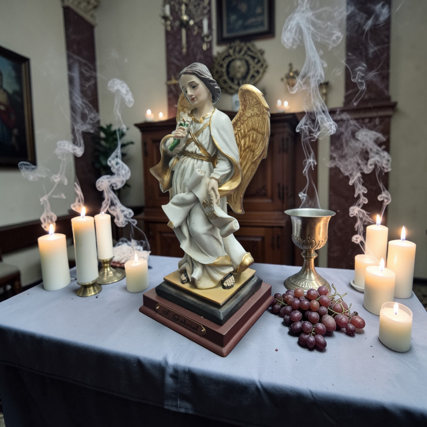 Arcangel Gabriel , virgenes y santos catolicos , articulos religiosos