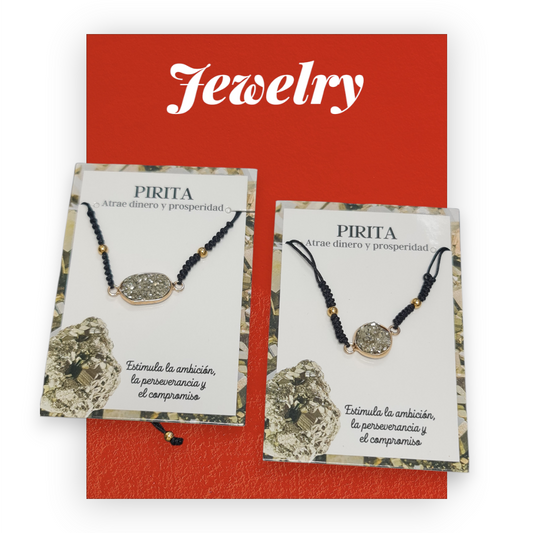 Pulsera con Pirita en bruto