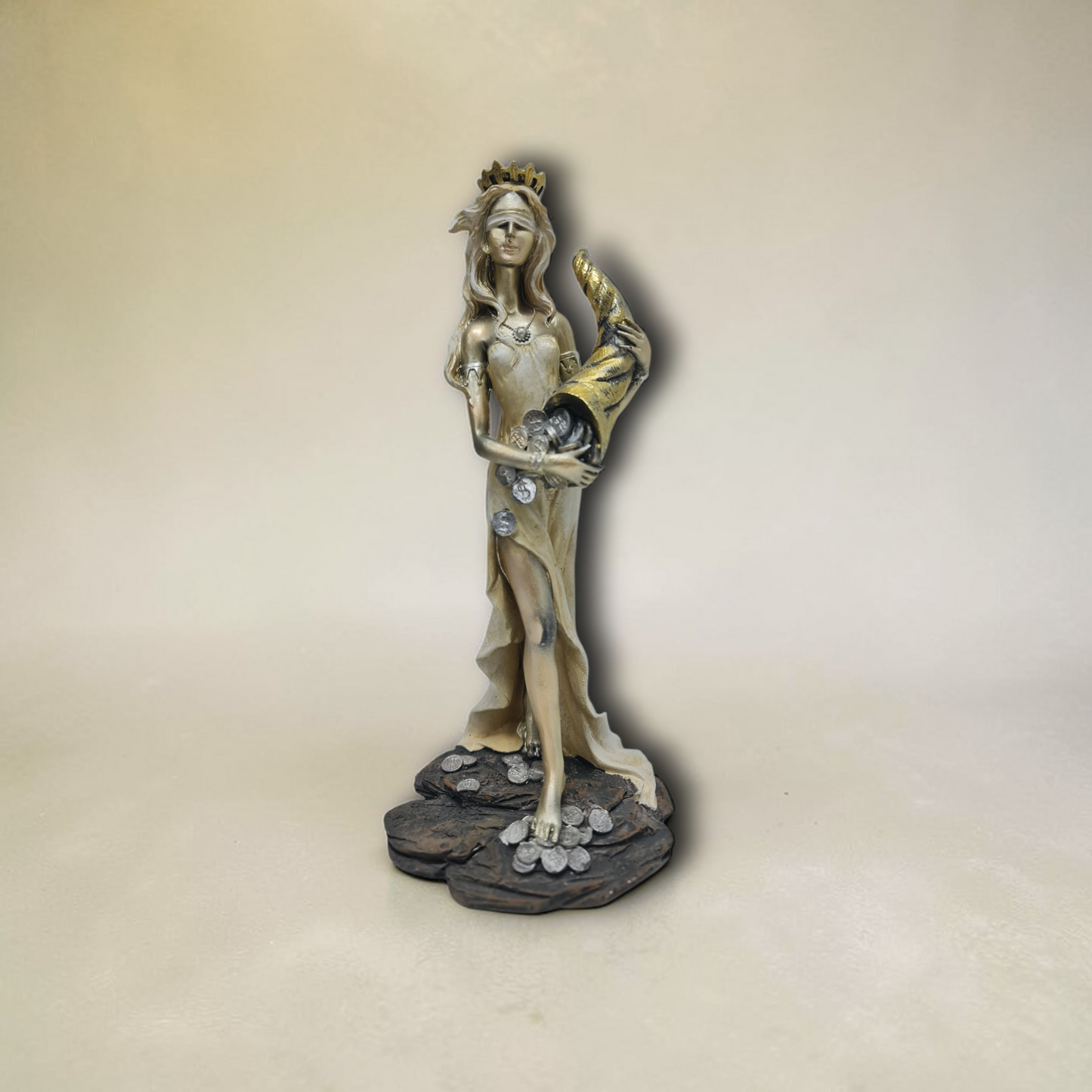 Statue des Gottes Dagda, mythologische Götter, esoterische und religiöse Gegenstände, handbemalt