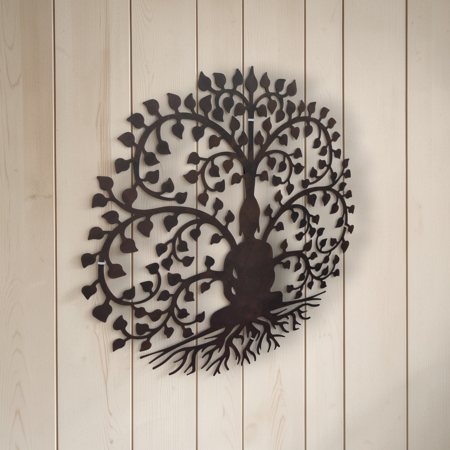 Árbol con buda laton 58cm