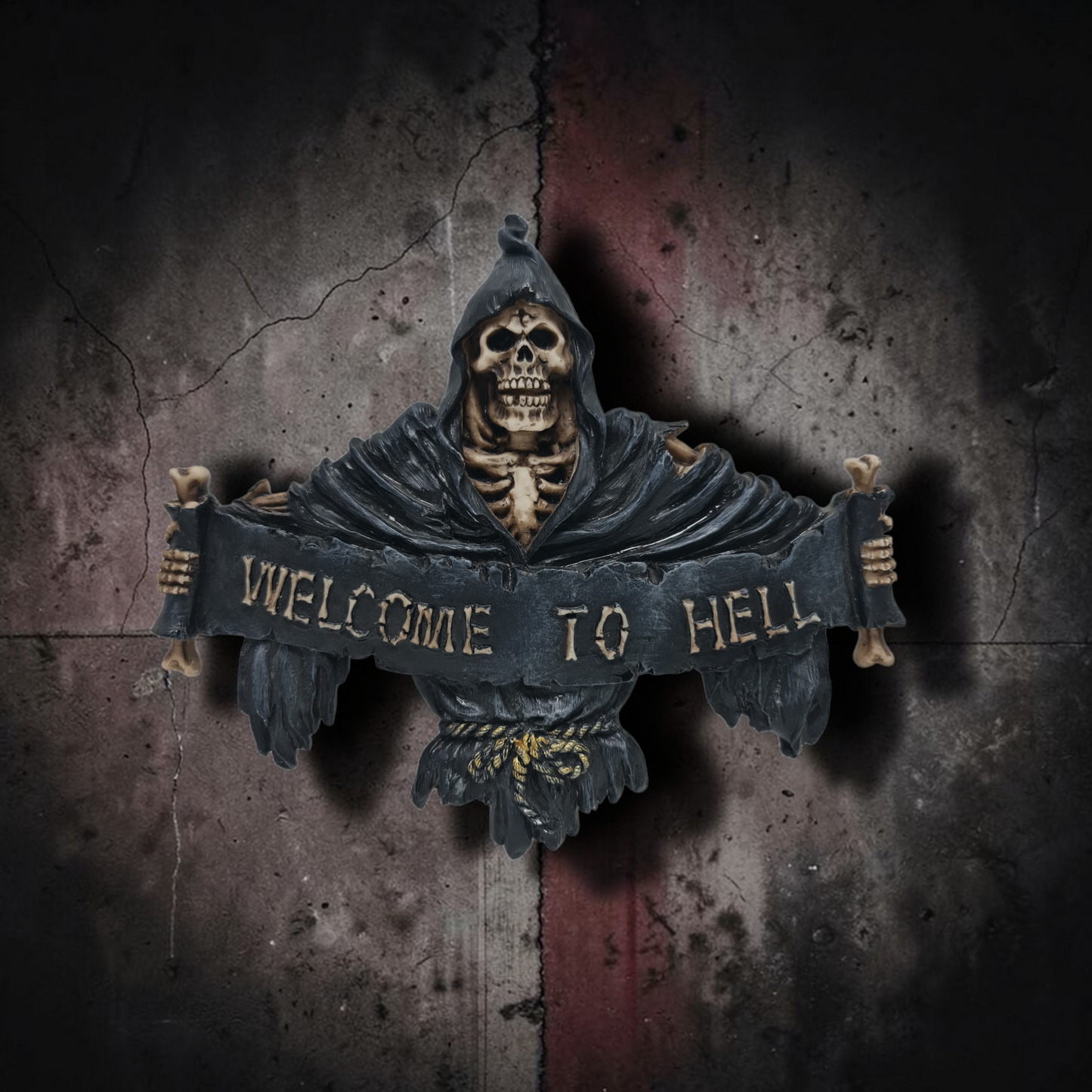 PLaca decorativa de pared , Welcome to Hell