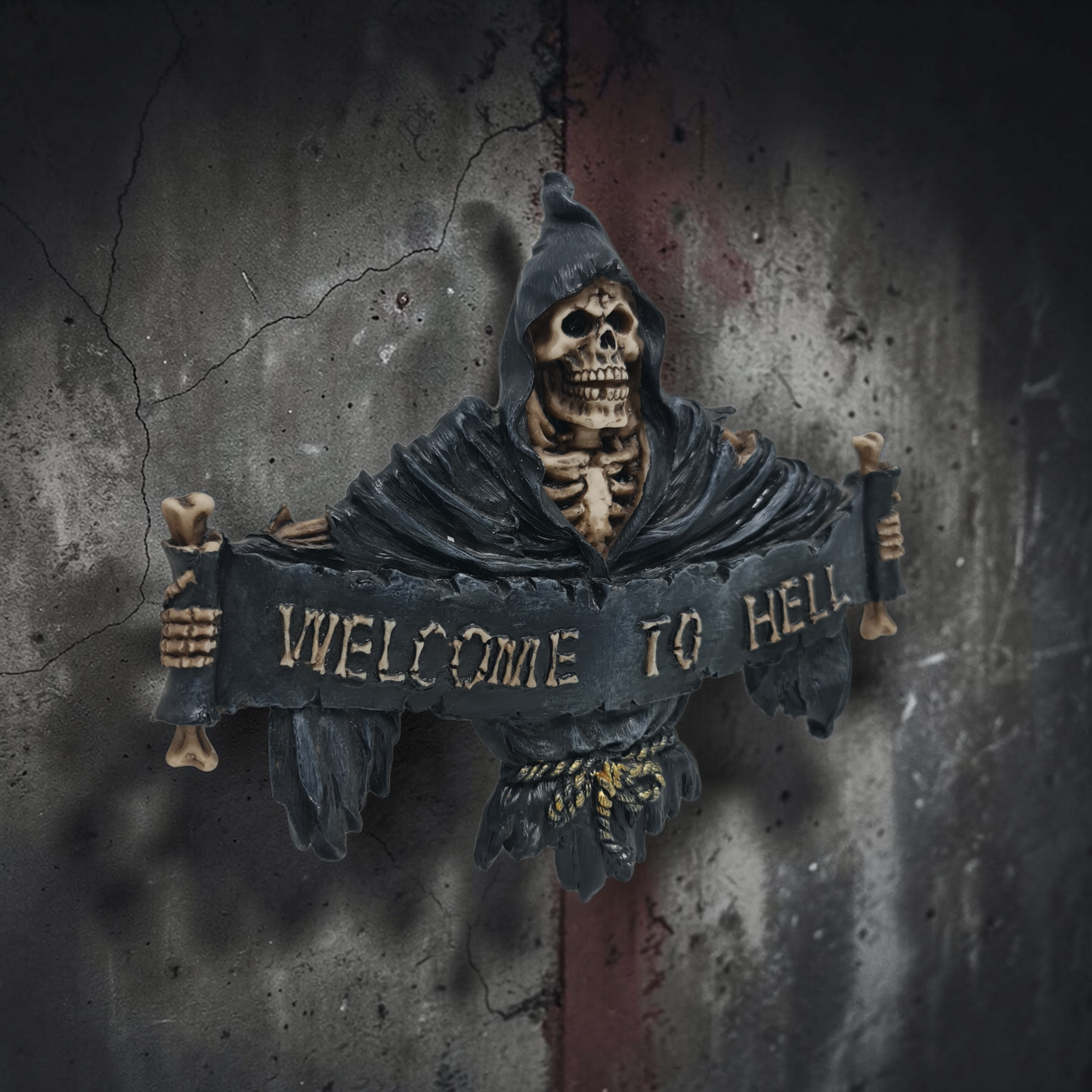 PLaca decorativa de pared , Welcome to Hell