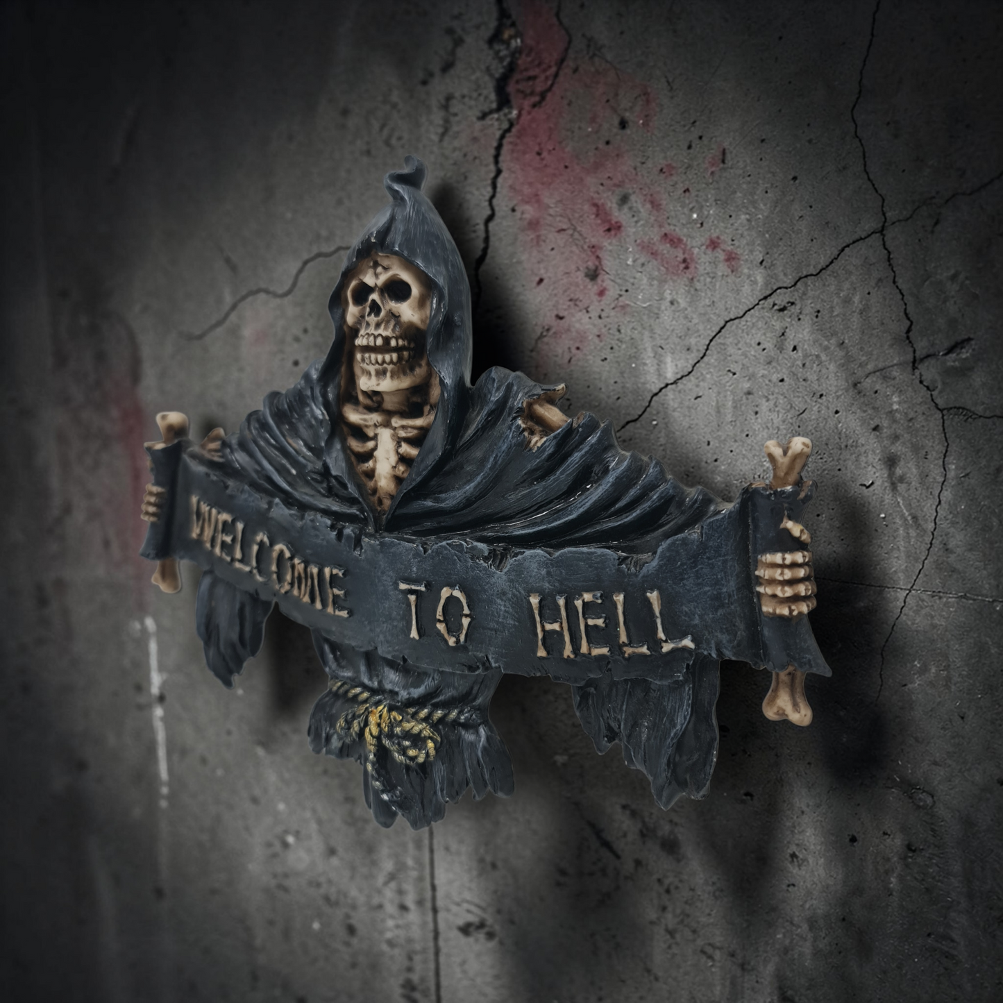 PLaca decorativa de pared , Welcome to Hell