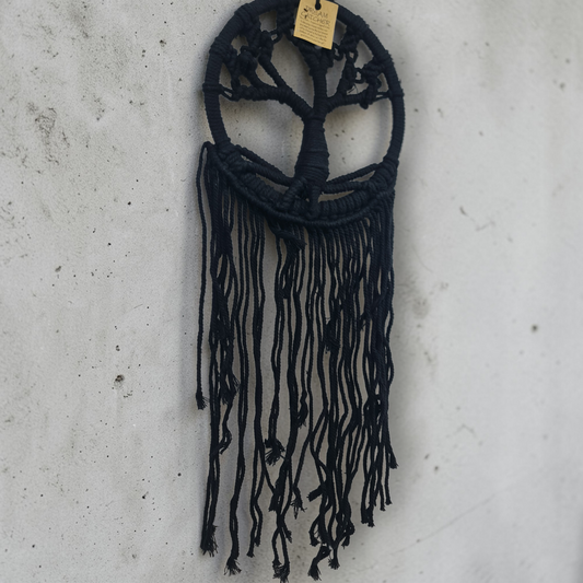 Atrapasueños macrame arbol negro