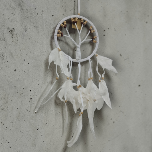 Atrapasueños macrame arbol Blanco