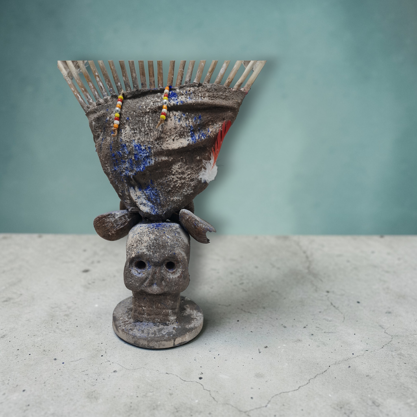 Fetiche Africano para proteccion de malos espiritus  , secretos del vodun  , arte tradicional africano