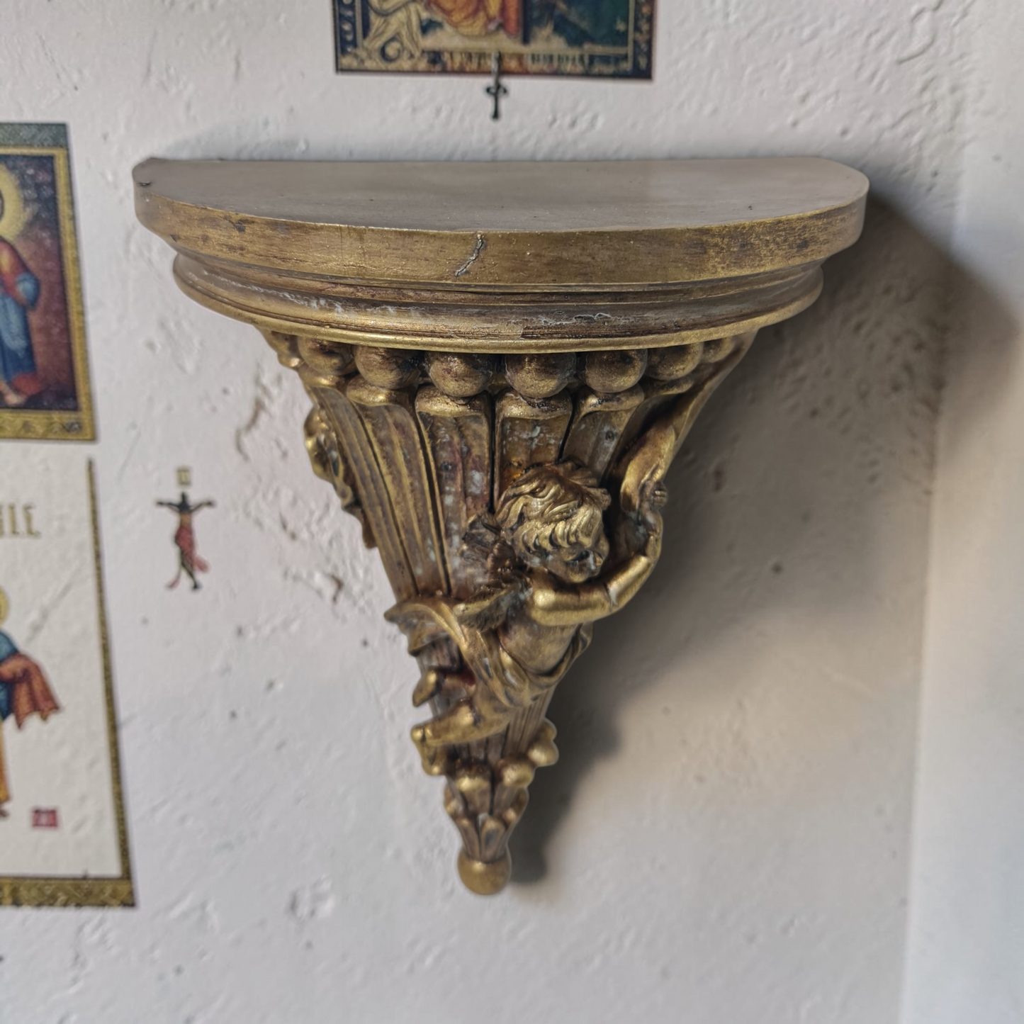 Goldene Klammer für Heiligen, katholische Heilige und Jungfrauen, religiöse Produkte
