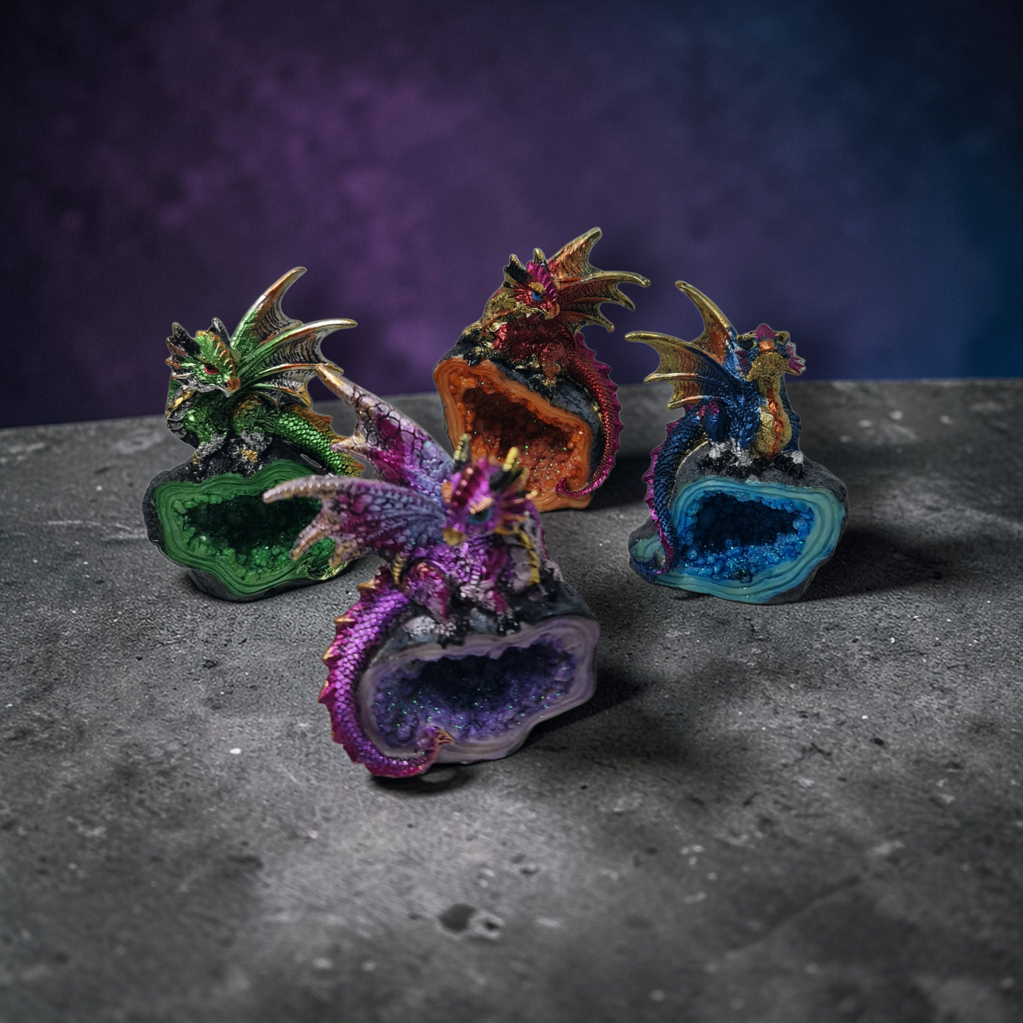 Dragon con piedra preciosa