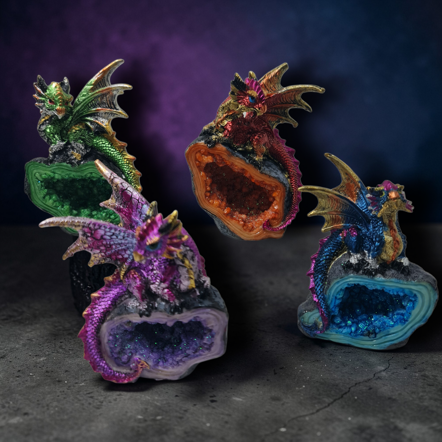 Dragon con piedra preciosa