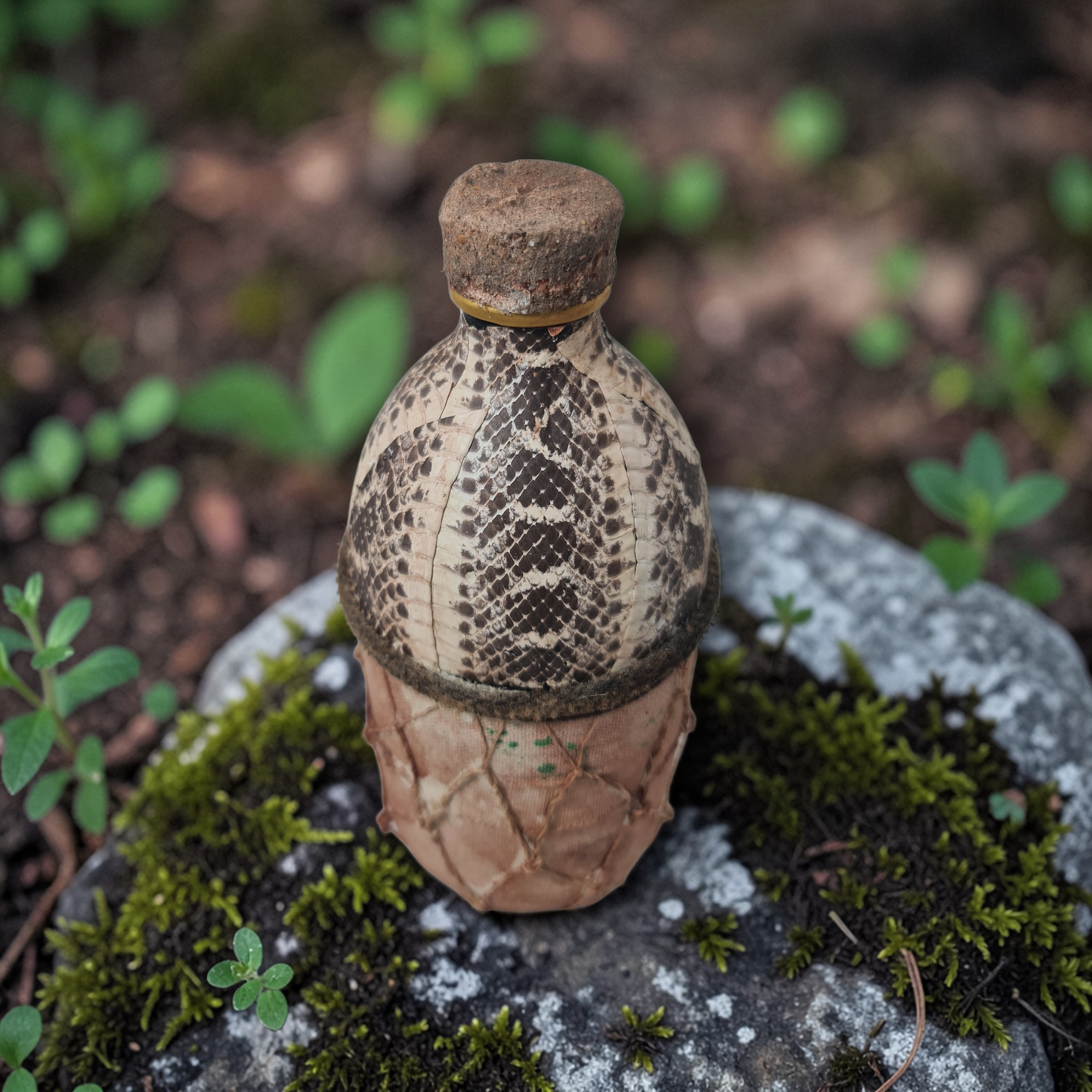 Flasche mit magischem Pulver, um Menschen fernzuhalten, Voodoo, afrikanischer Voodoo