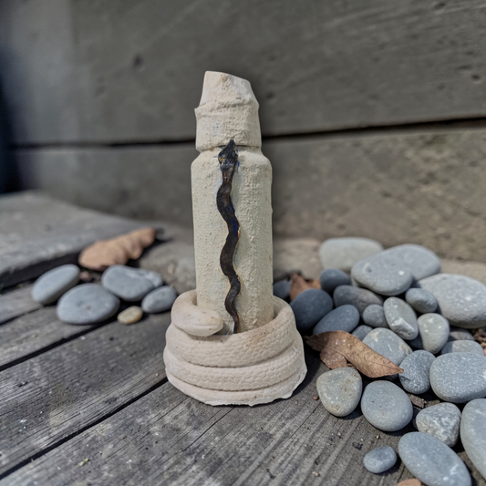 Flasche mit magischem Pulver, um Menschen fernzuhalten, Voodoo, afrikanischer Voodoo