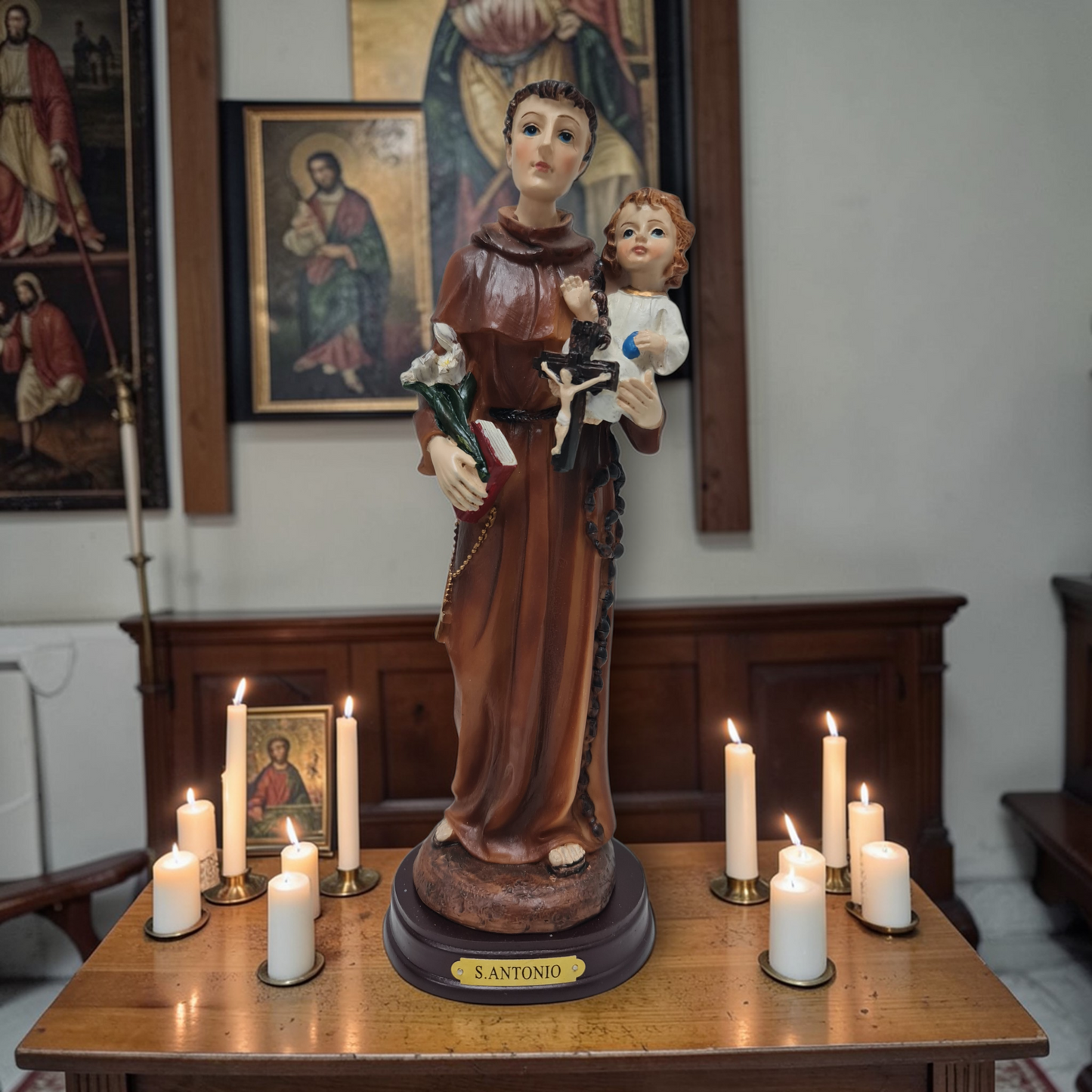 Der Heilige Antonius Abt, Katholische Heilige und Jungfrauen, Religiöse Produkte