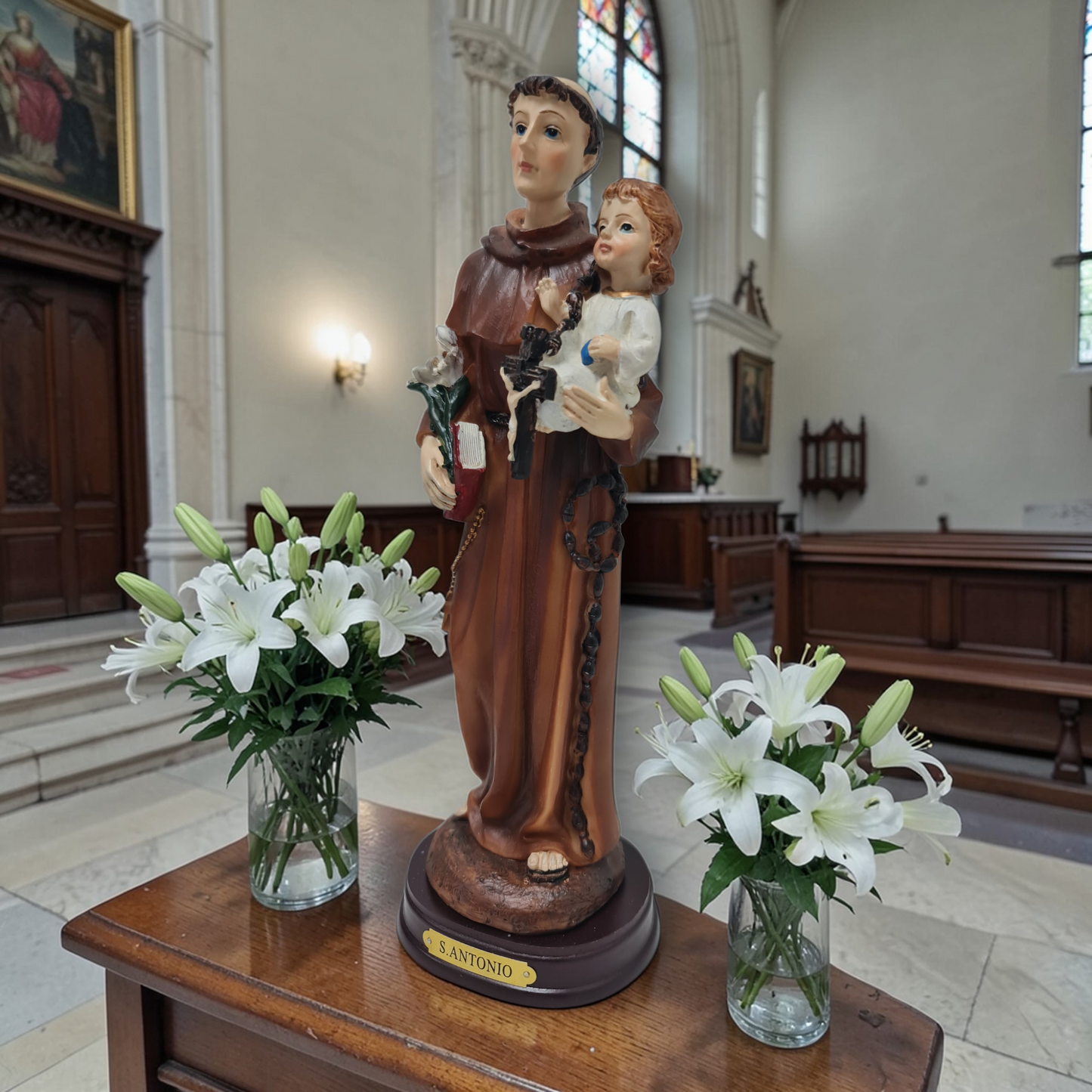 Der Heilige Antonius Abt, Katholische Heilige und Jungfrauen, Religiöse Produkte