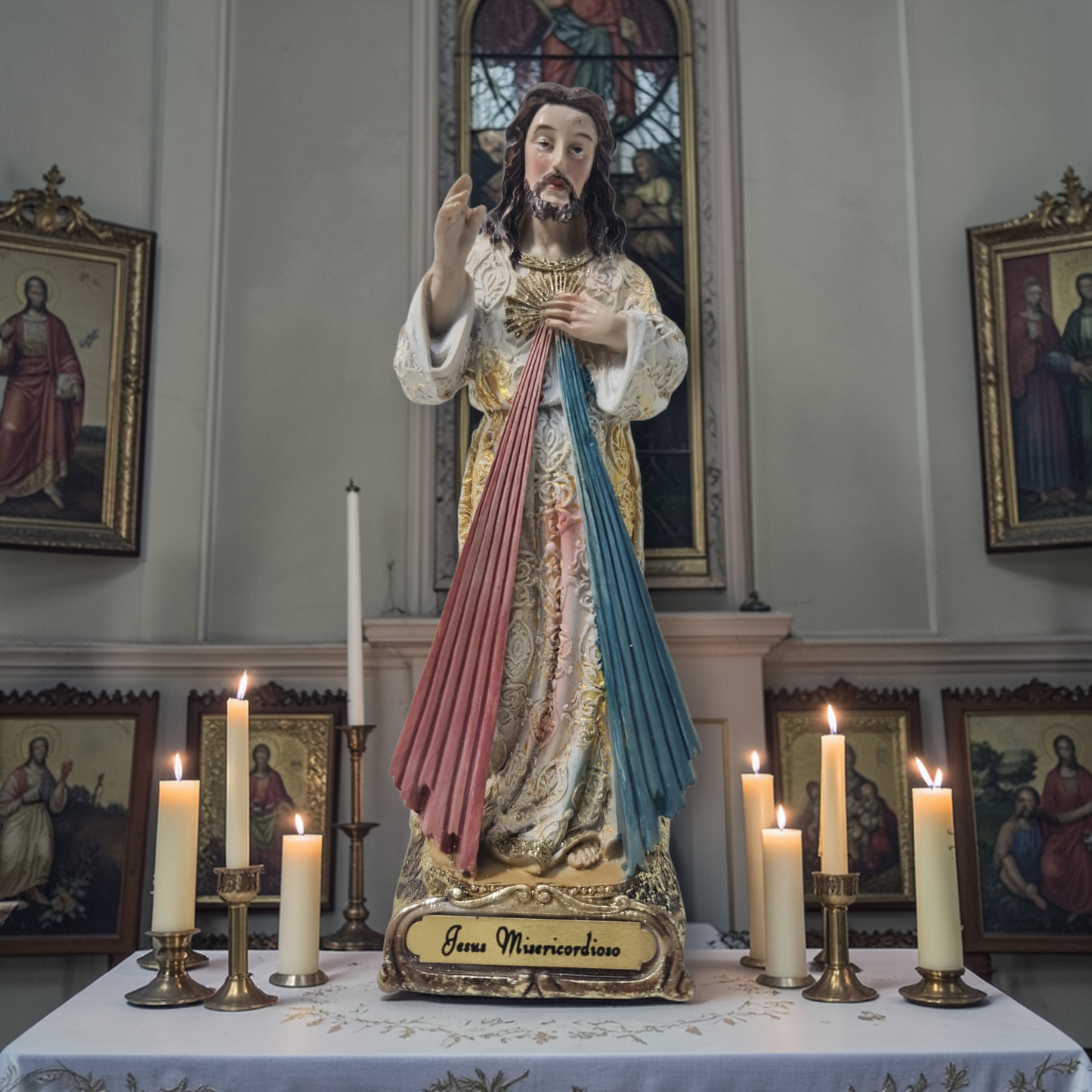 Barmherziger Christus. Katholische Heilige und Jungfrauen, Religiöse Produkte,