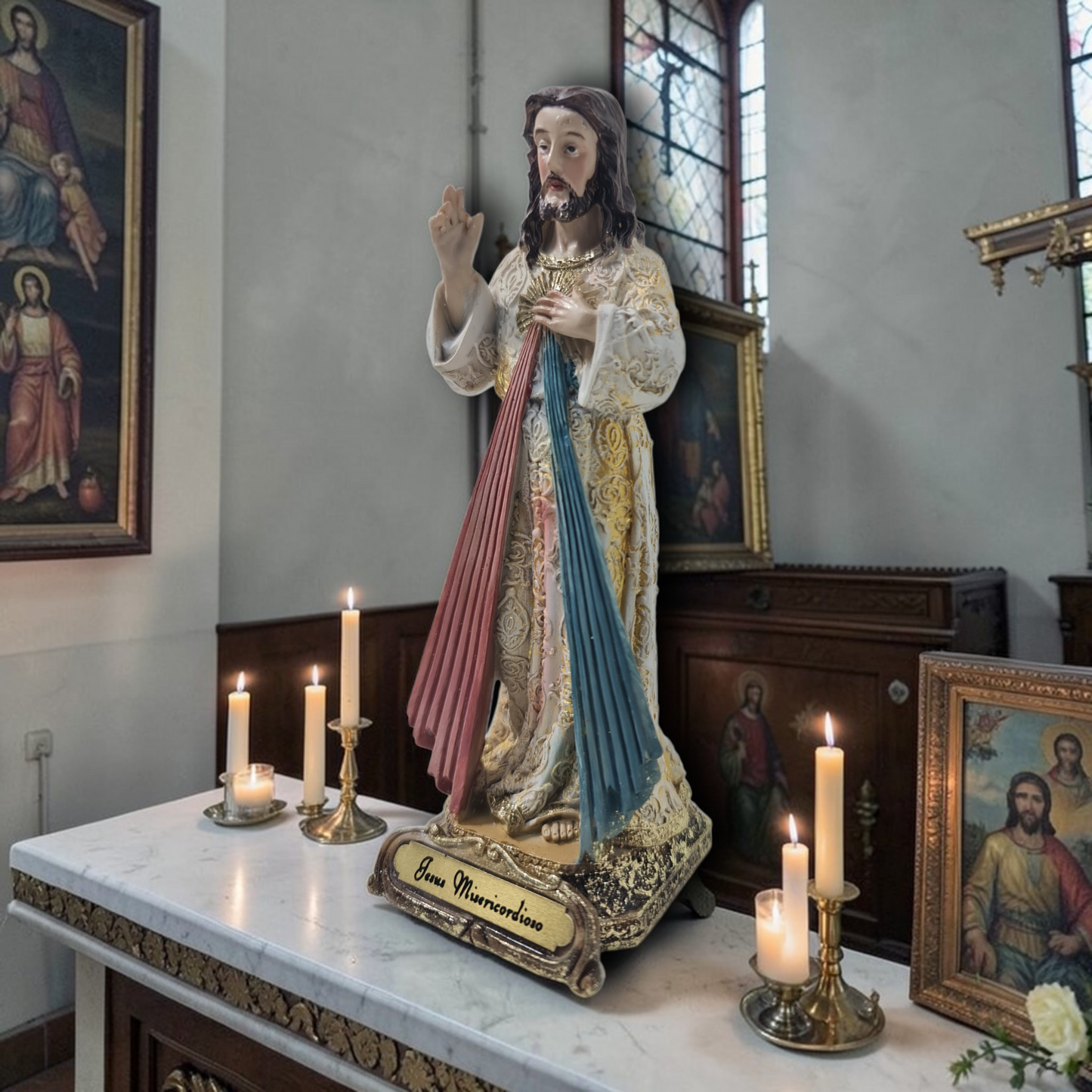 Barmherziger Christus. Katholische Heilige und Jungfrauen, Religiöse Produkte,
