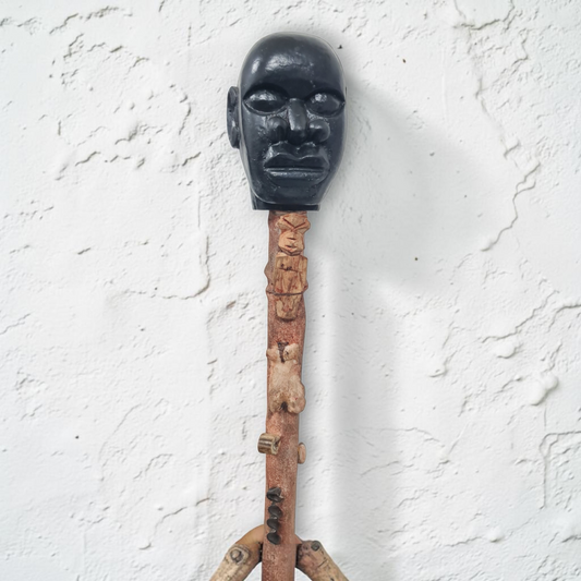 Eggun mit Stab, Santeria, Palo Mayombe, Voodoo