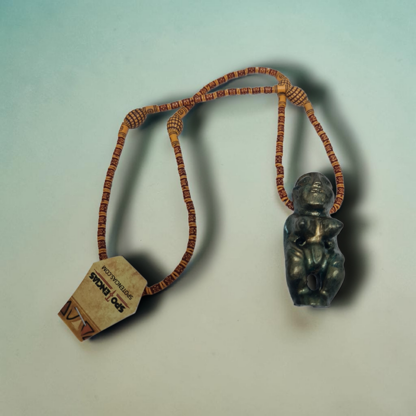 Afrikanisches Schlangenamulett, Hexereischutz, Pythontempel, Vodun-Geheimnisse, Traditionelle afrikanische Kunst
