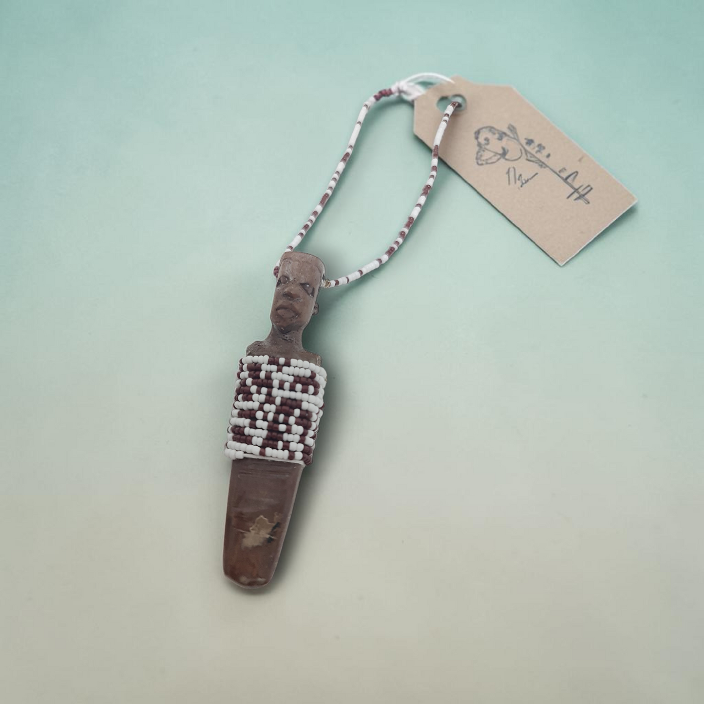 Afrikanisches Schlangenamulett, Hexereischutz, Pythontempel, Vodun-Geheimnisse, Traditionelle afrikanische Kunst