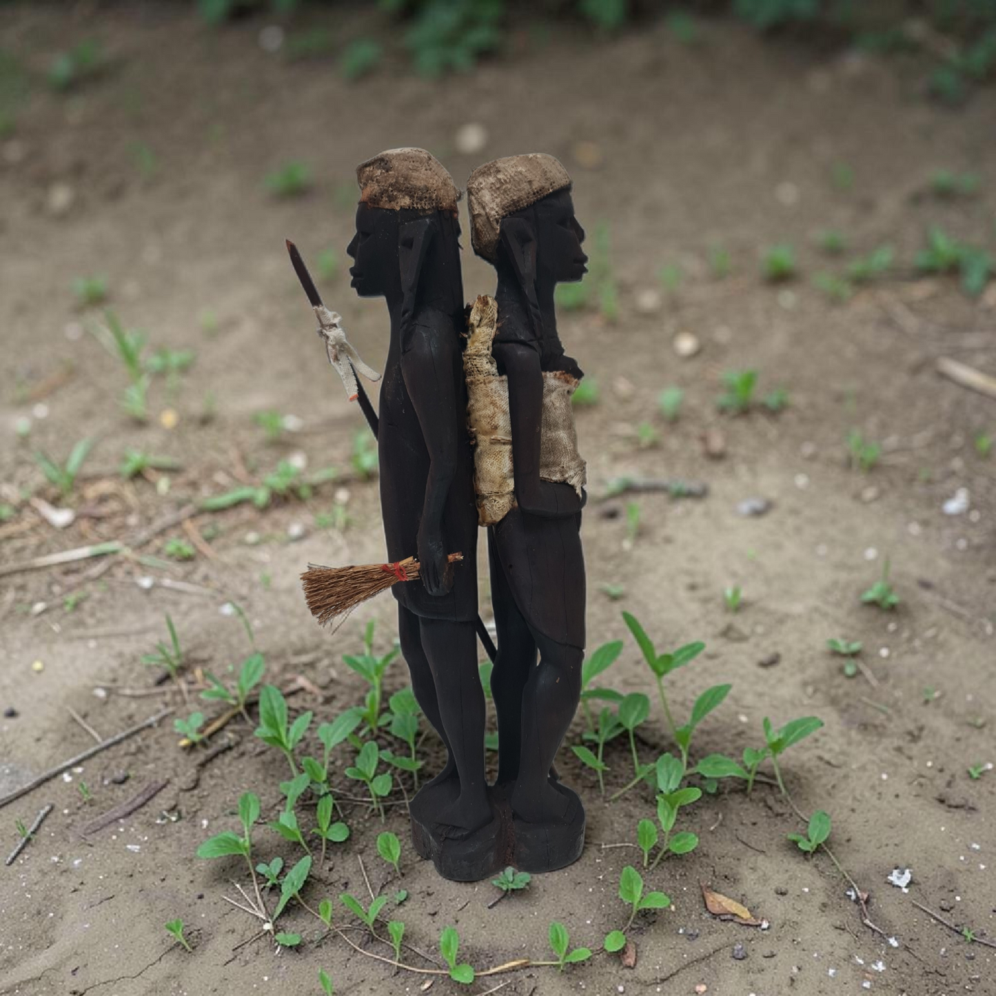 Olugbohun-Kraftfetisch, afrikanisches Amulett, Geheimnisse von Vodun