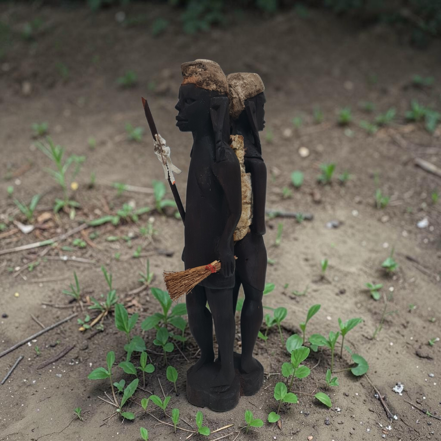 Olugbohun-Kraftfetisch, afrikanisches Amulett, Geheimnisse von Vodun