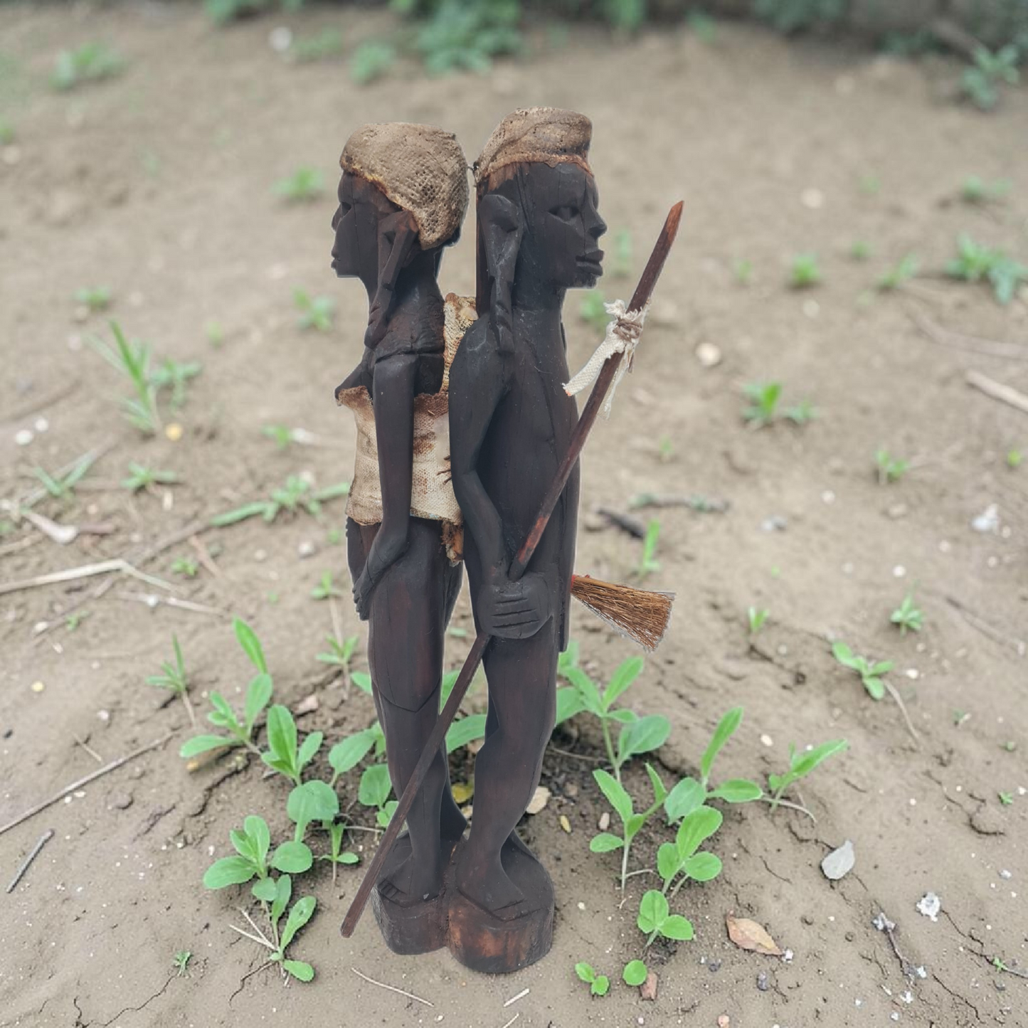 Olugbohun-Kraftfetisch, afrikanisches Amulett, Geheimnisse von Vodun