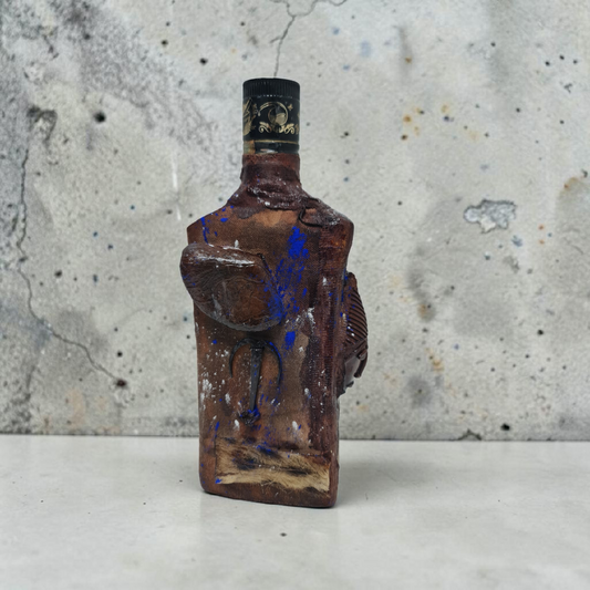 Flasche mit magischem Pulver, um Menschen fernzuhalten, Voodoo, afrikanischer Voodoo