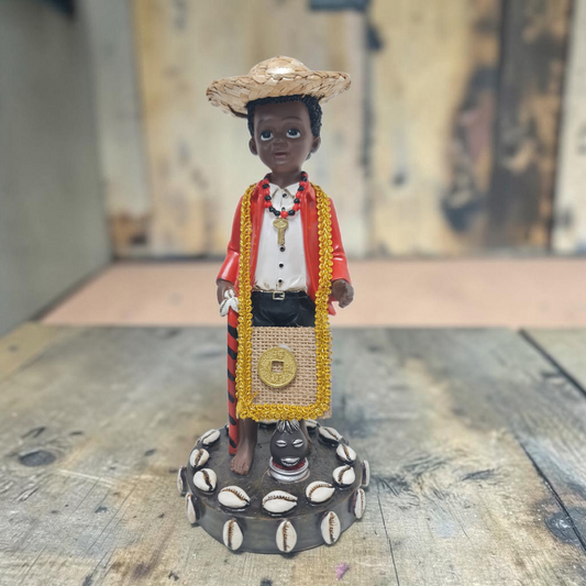 Statue von Oshumaré mit Regenbogen, Santeria, Candomble, Kimbisa, Umbanda