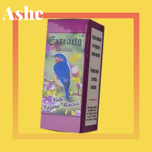 Perfume ashé del pájaro macua