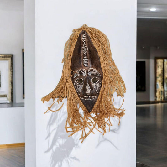 Máscara Salampusu Congo , arte Africano , Galería de arte ,