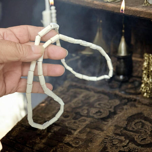 collar hueso , Amuleto protección Egguns colgante ritualizado Vodun , secretos del vodoun Fon