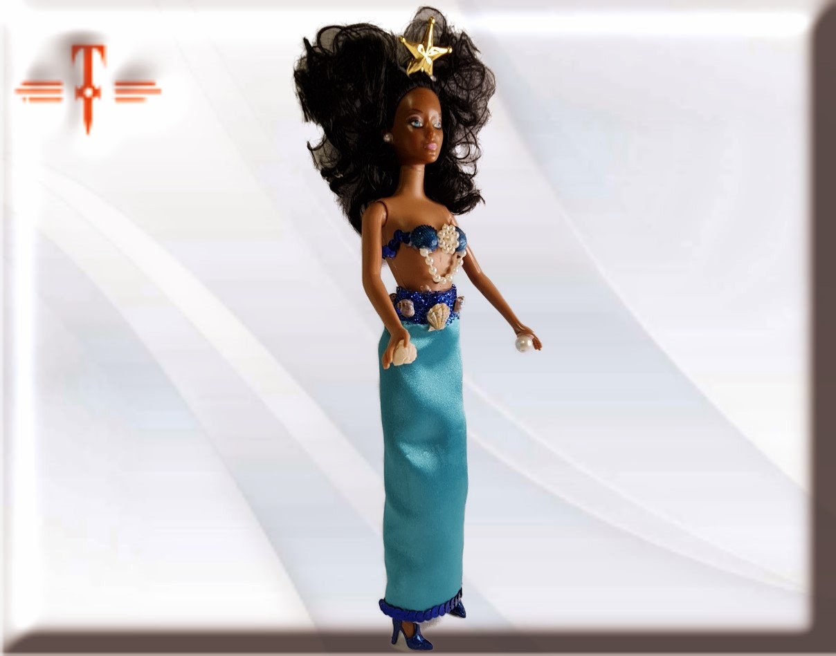 Muñeca Orisha Yemayá , Mami-wata ,  santería Yoruba