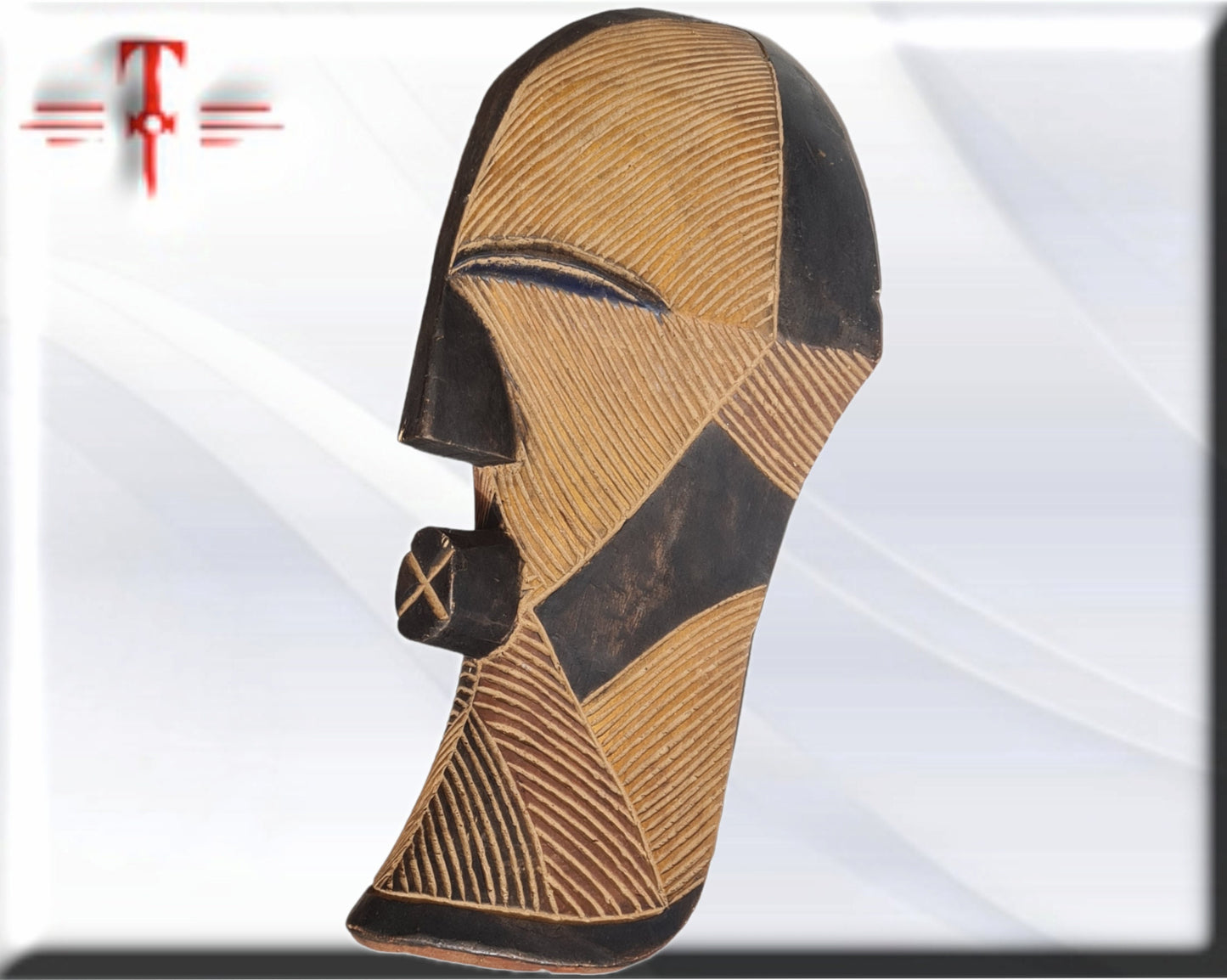 Máscara etnia Songye ( Congo arte africano)  Galería arte , antigüedad , artesanías africanas