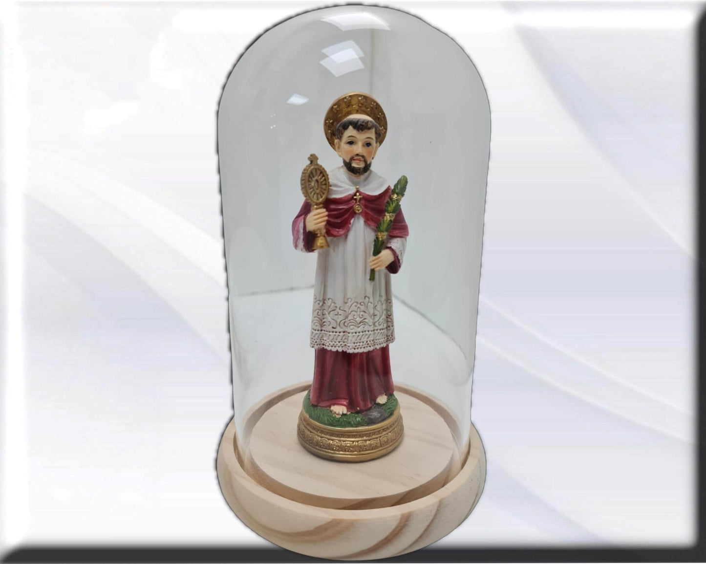 glass dome for Saint . Catholic Saints and Virgins, Religious products,