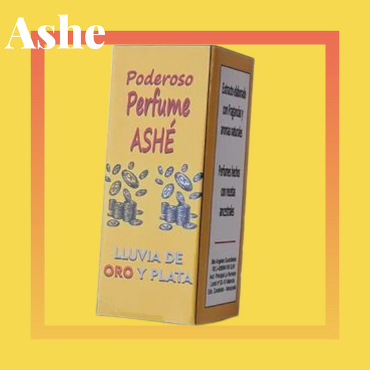 Perfume ashé Lluvia de oro y plata