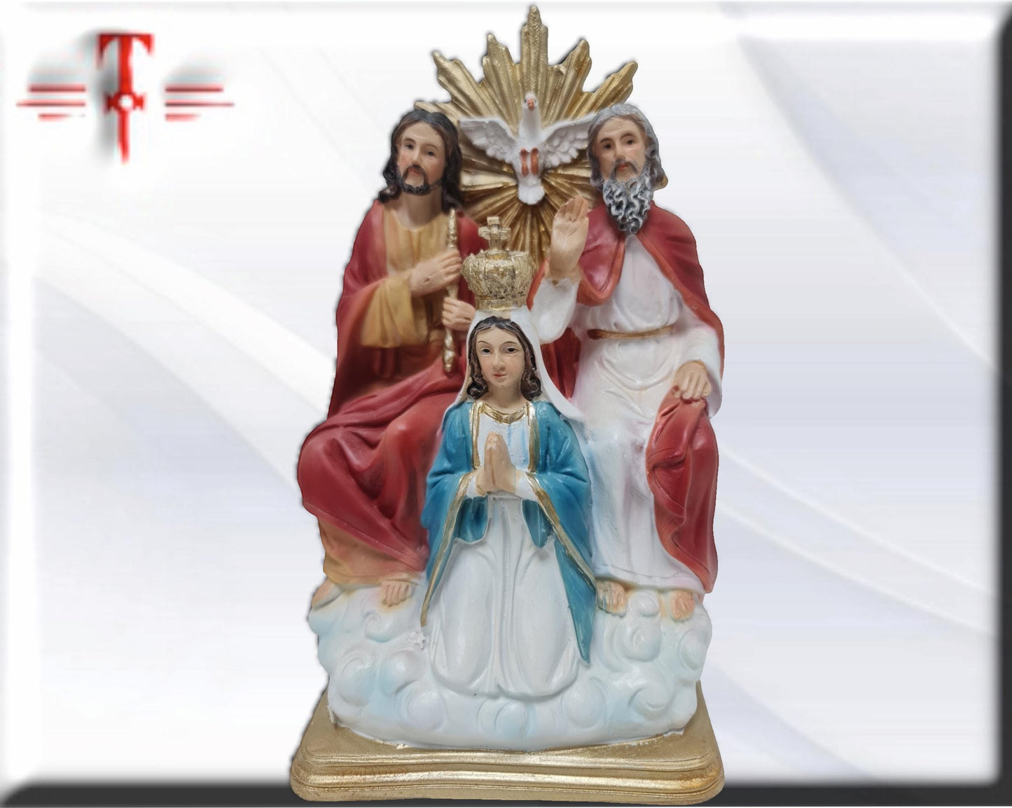 Santisima Trinidad con virgen Maria , Santos y Vírgenes católicos , productos Religiosos