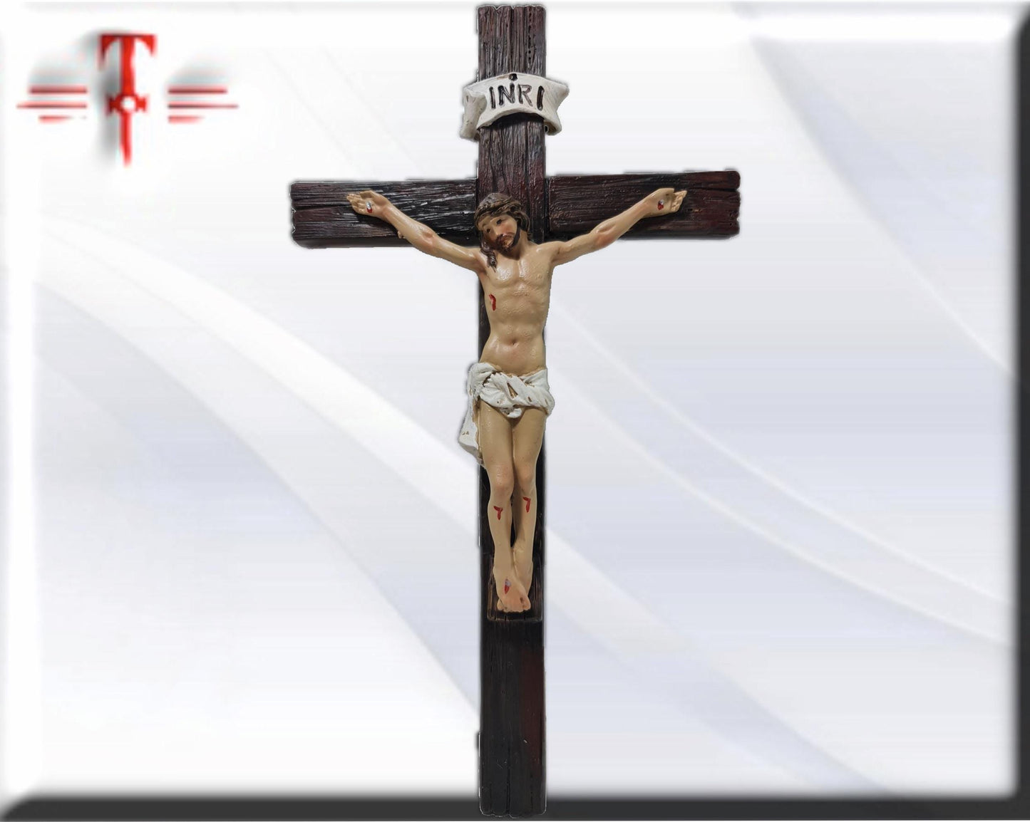 Crucifijo 25cm  . virgenes y santos catolicos , productos religiosos