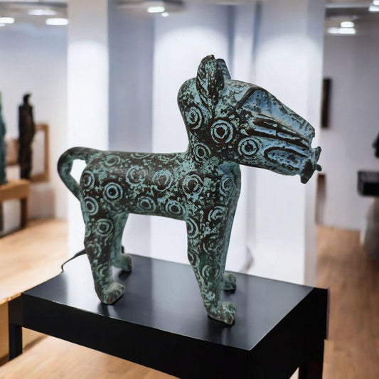 Leopardo Benin ,  arte africano
