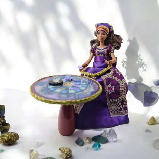 Muñeca Gitana tarotista Zingara , vidente bola cristal , tarot , adivinacion