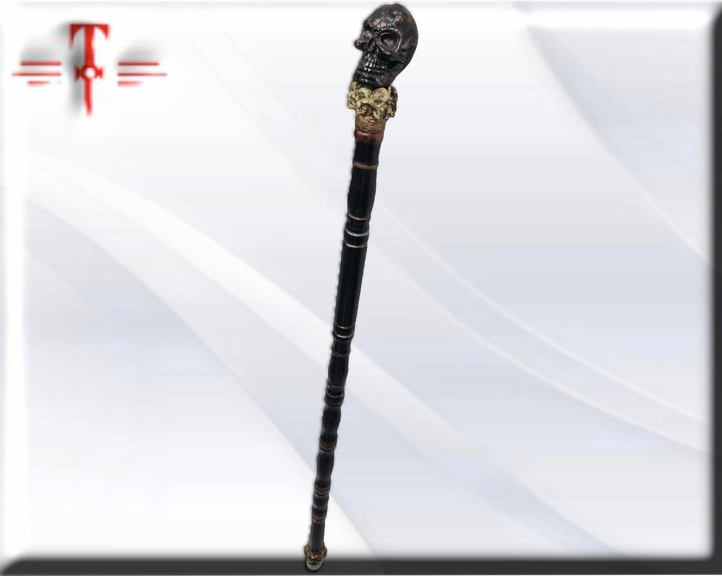 Eggun mit Stab, Santeria, Palo Mayombe, Voodoo